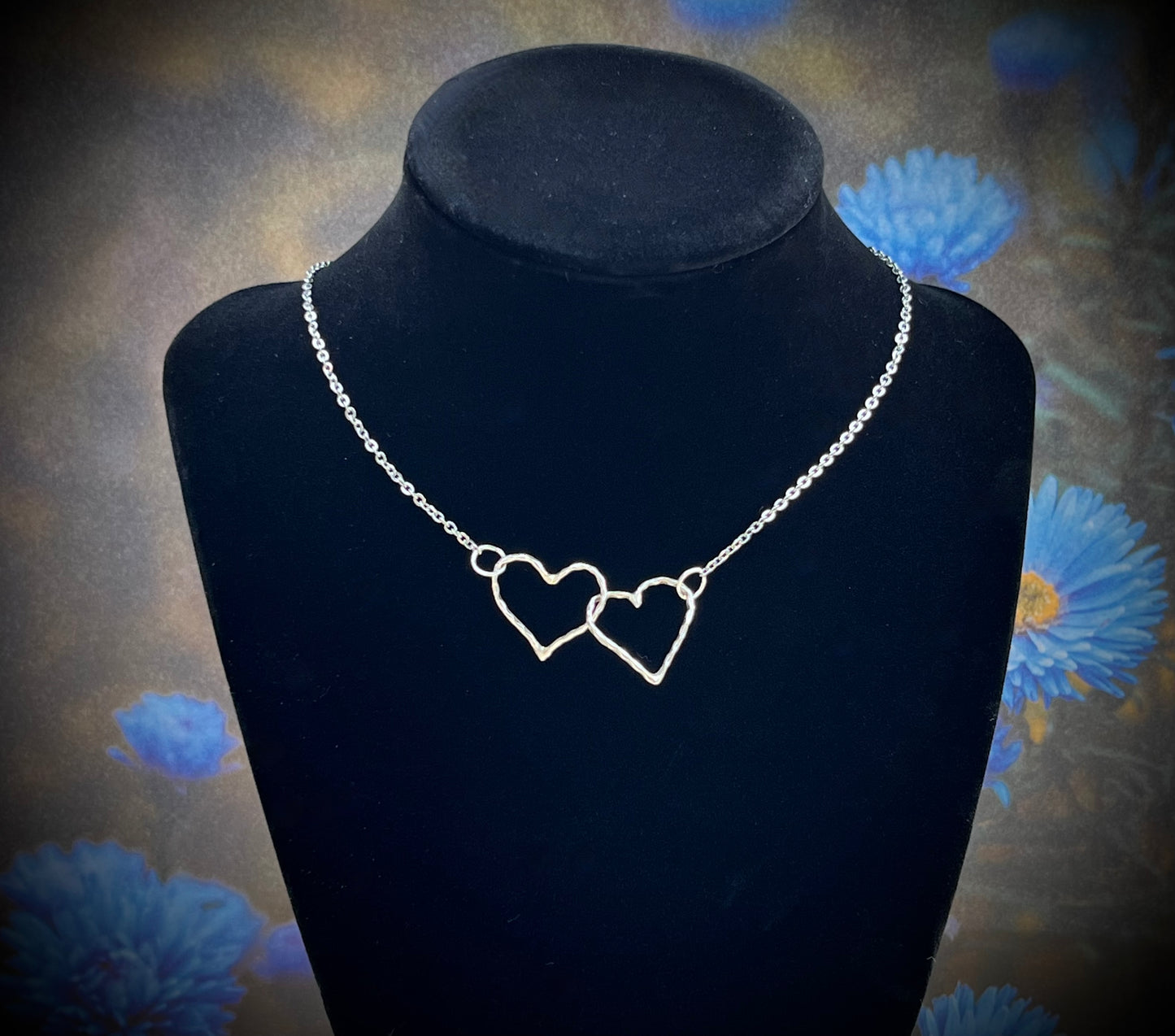 ZH Designs Boho Interlocking Hearts Pendant