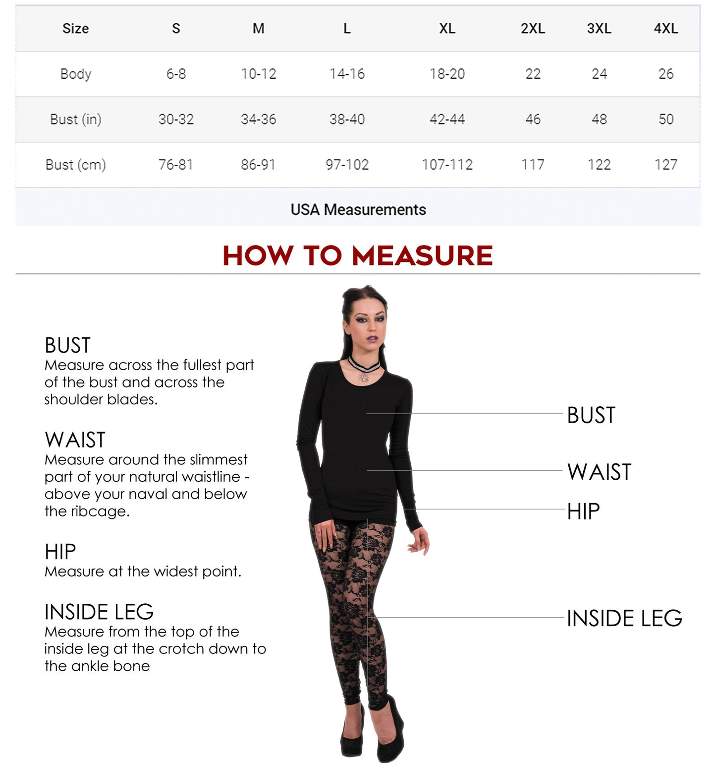 Gothic & Elegant - Lace Shoulder 3/4 Sleeve Top