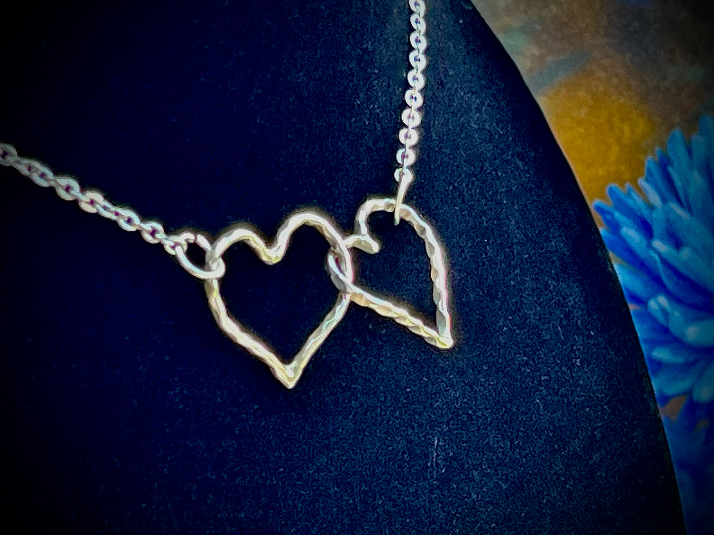 ZH Designs Boho Interlocking Hearts Pendant