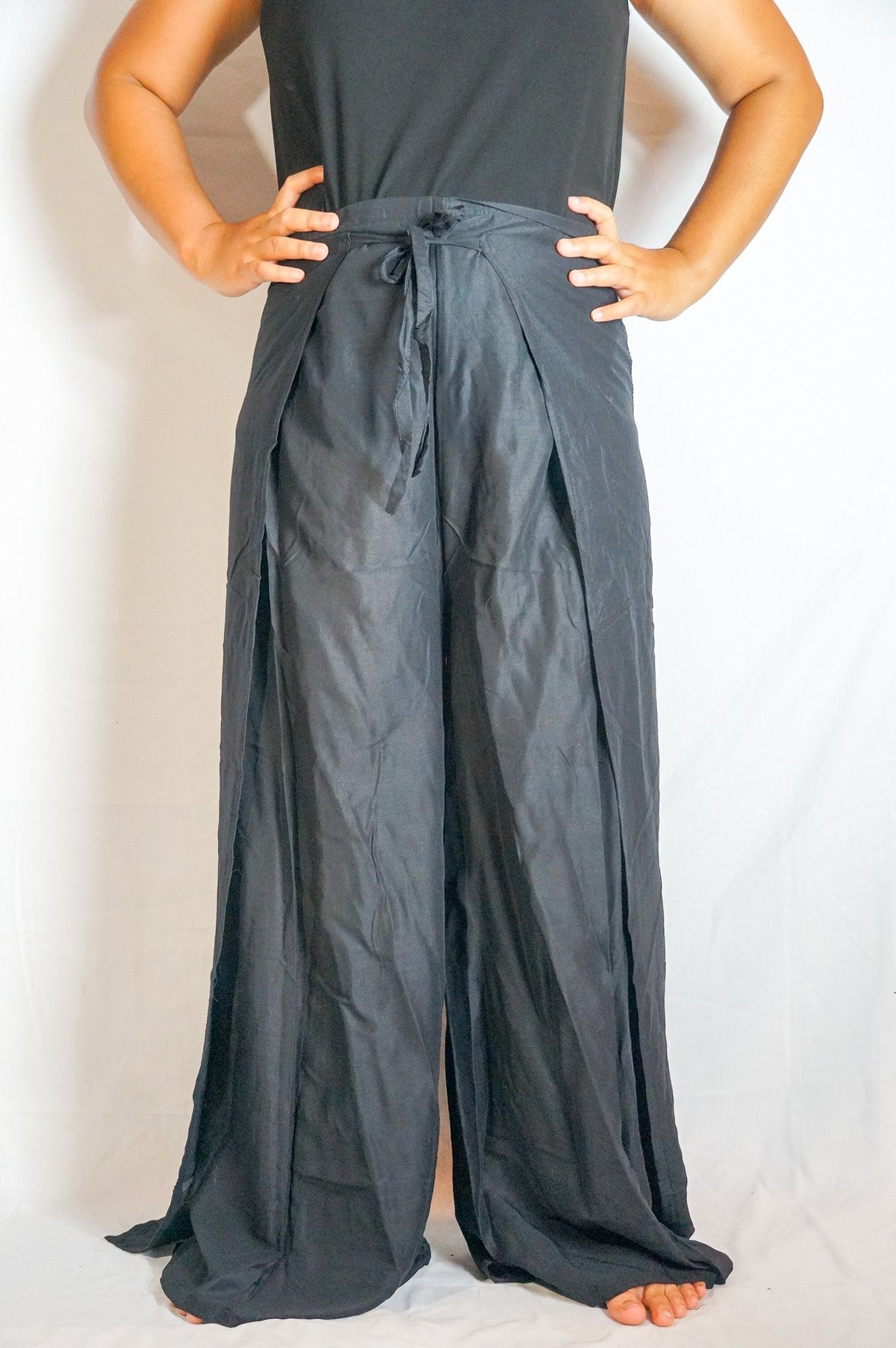 Palazzo Wrap Pants - Boho Flow Pants