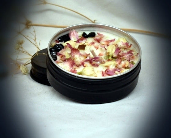 Jasmine Vanilla Spell Candle 2oz Round Tin