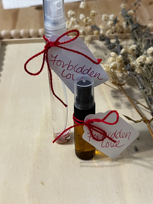 Forbidden Love Crystal Charged Essential Oil Body Spray