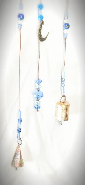 Witches Bells - Blue Glass