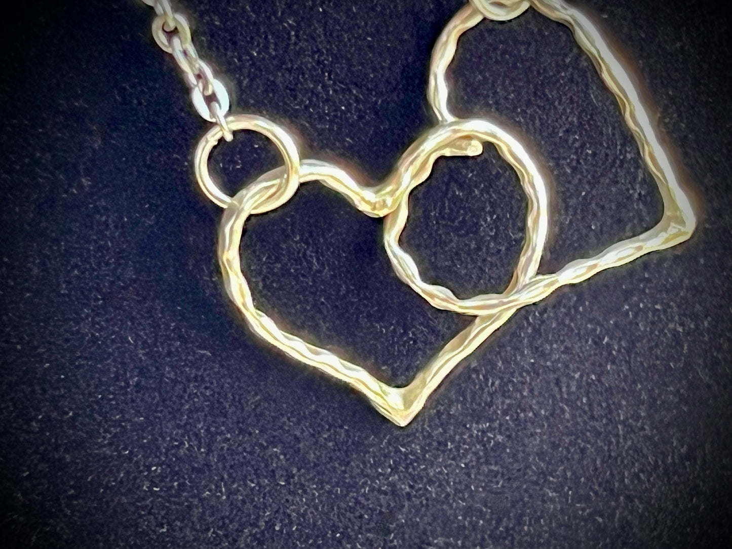 ZH Designs Boho Interlocking Hearts Pendant