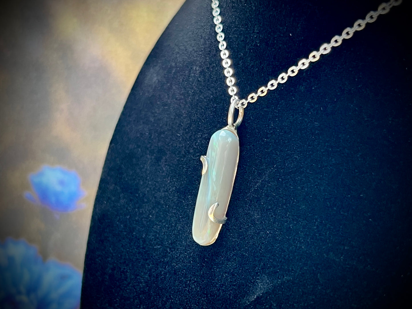 ZH Designs Opal Vine Pendant