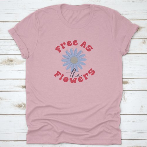 70'S Retro Groovy Slogan Print With Hand Drawn Daisy Hipster Graphic