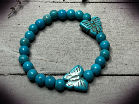 Beautiful Butterfly - Small Stone Bracelet