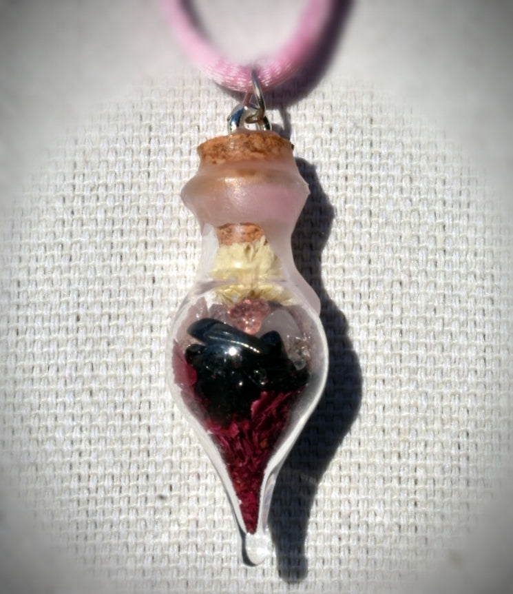 Friendship Teardrop Spell Charm / Necklace