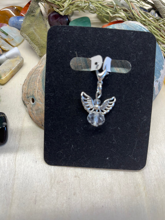Hanging Charm Small Clear Angel