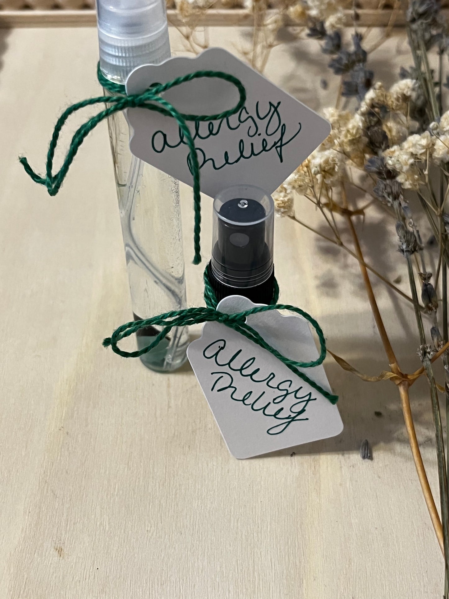 Allergy Relief Crystal Charged Essential Oil Body Spray