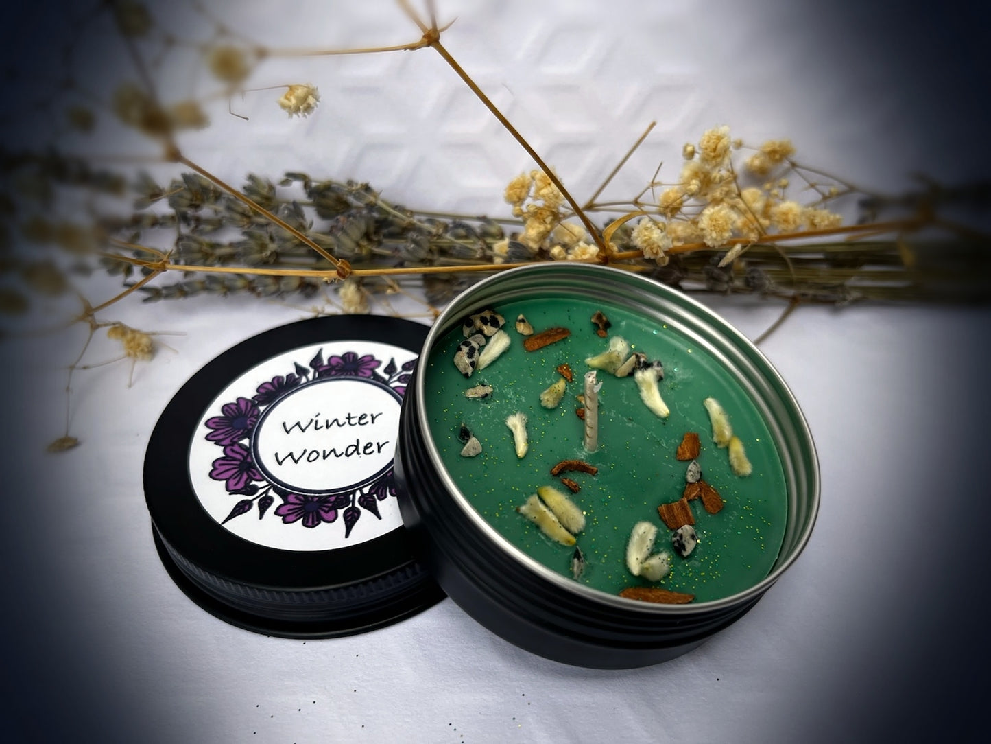 Winter Wonder Spell Candle 2oz Round Tin