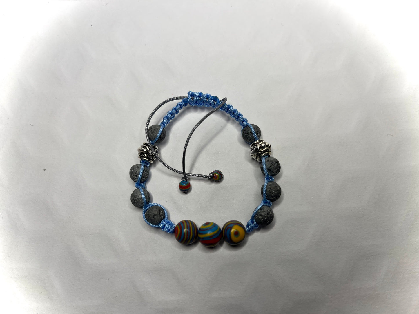 Wearable Wellness - Painted Desert Adjustable Lava Bracelet