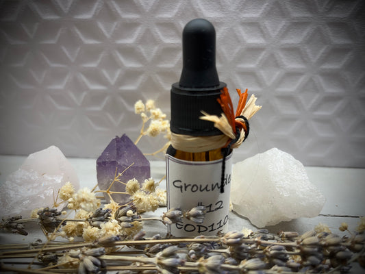 Grounded Crystal Charged Essential Oil Dropper