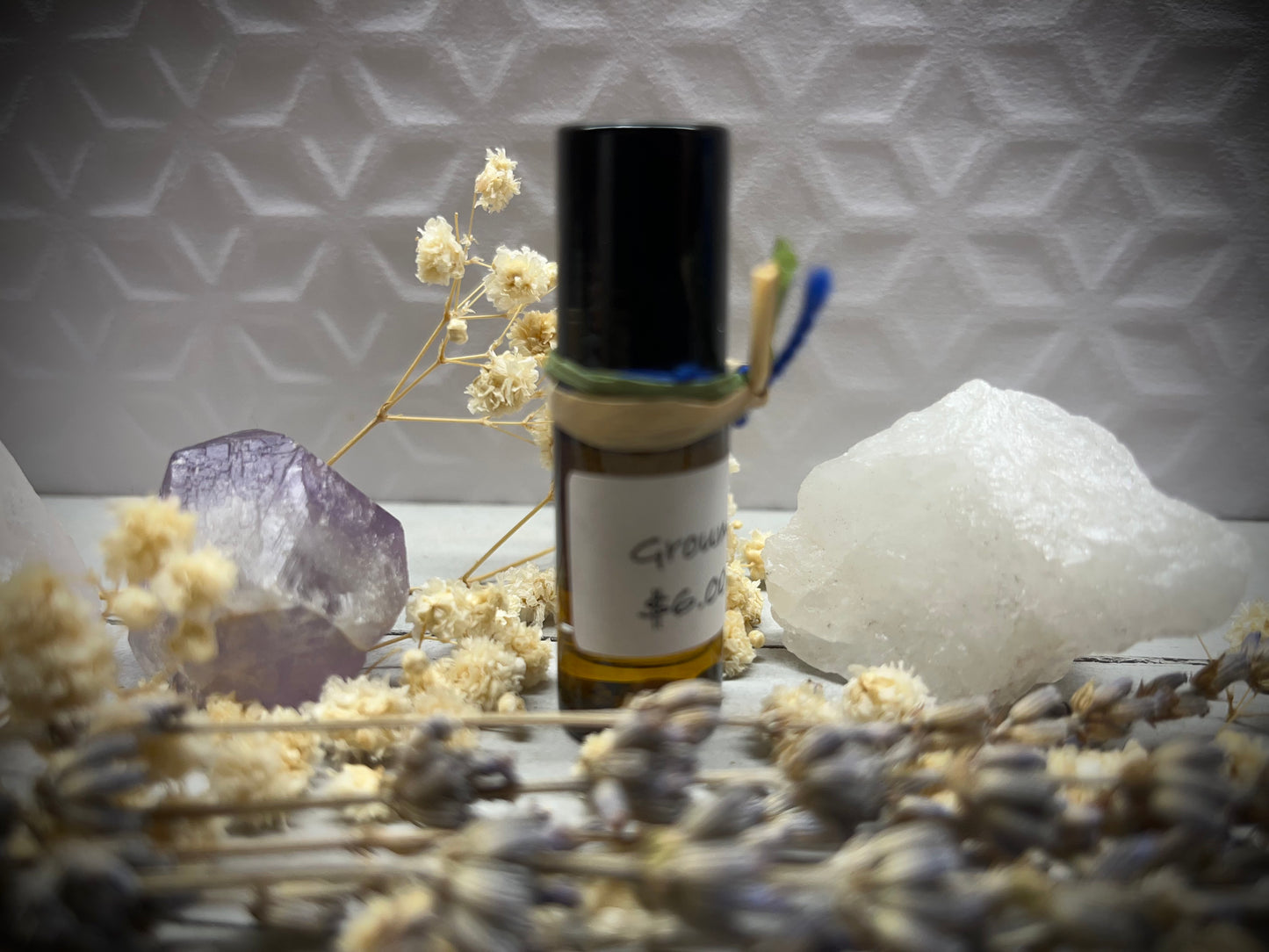 Grounded Crystal Charged Essential Oil Mini Roller