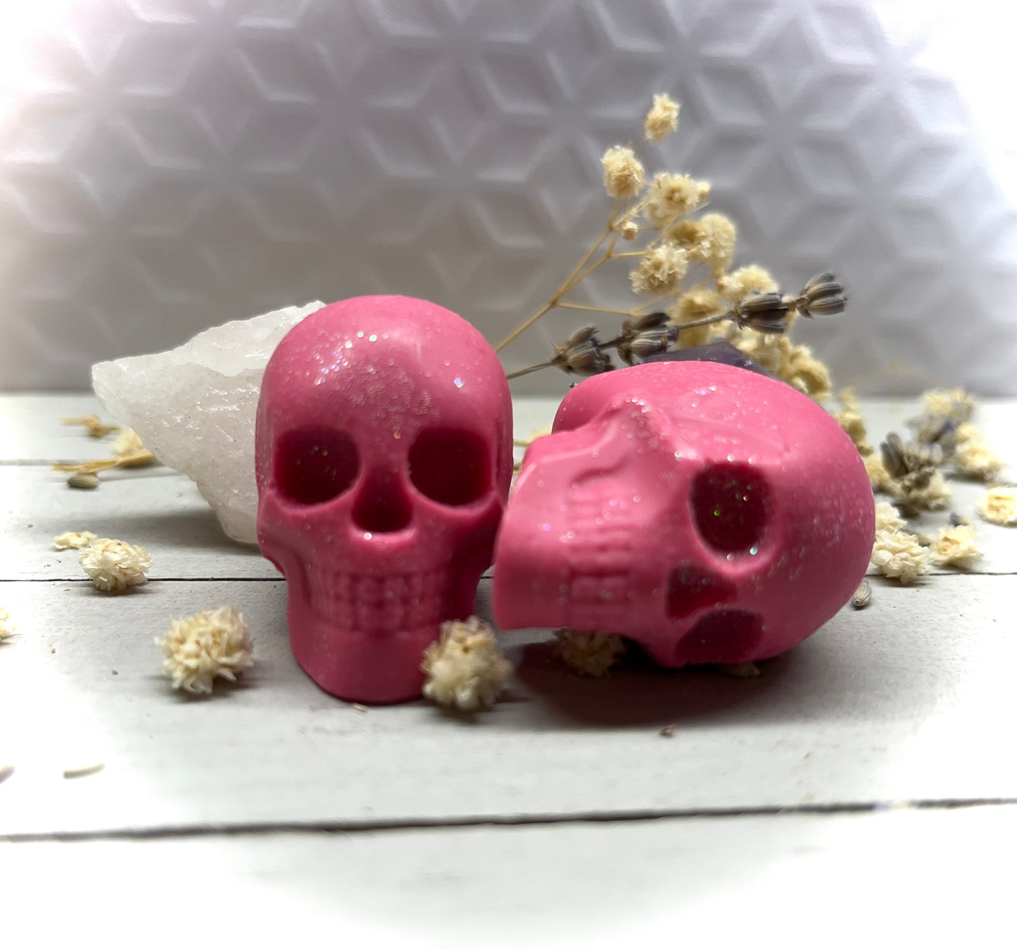 Rose Infused Mini Skull Soap