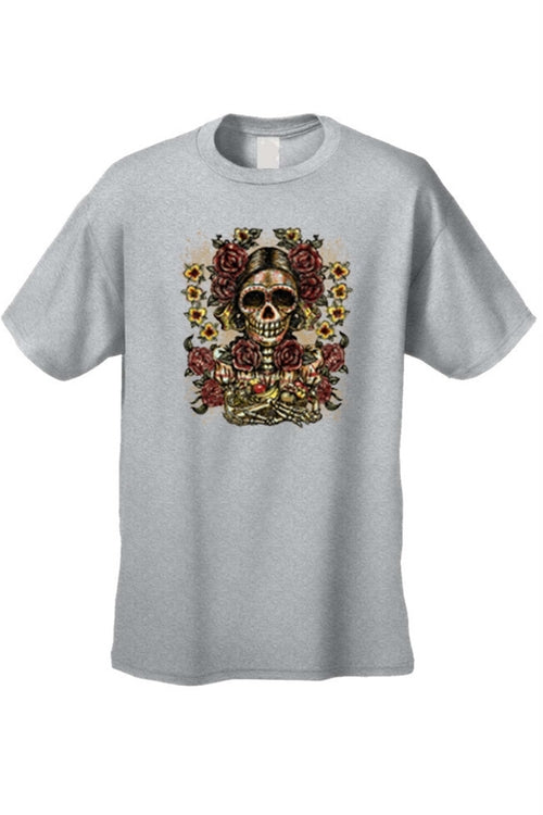 Frida Kahlo Sugar Skull T-Shirt