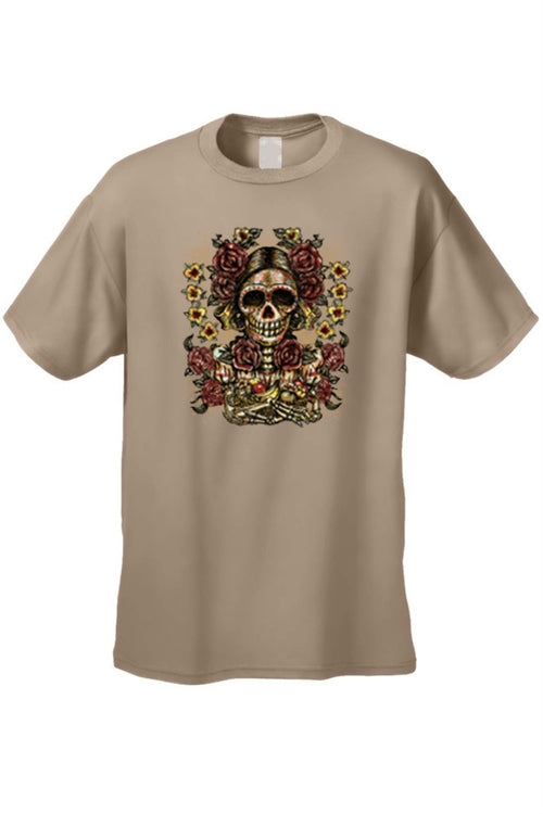 Frida Kahlo Sugar Skull T-Shirt