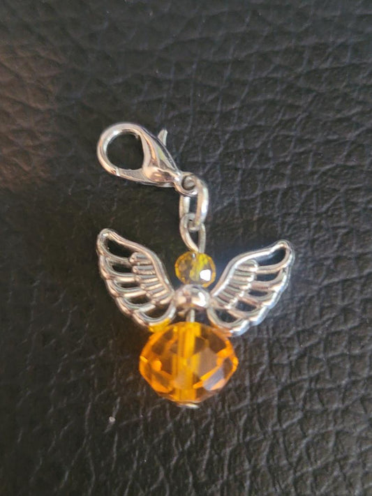 Hanging Charm Small Orange Angel