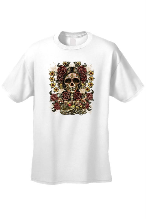 Frida Kahlo Sugar Skull T-Shirt